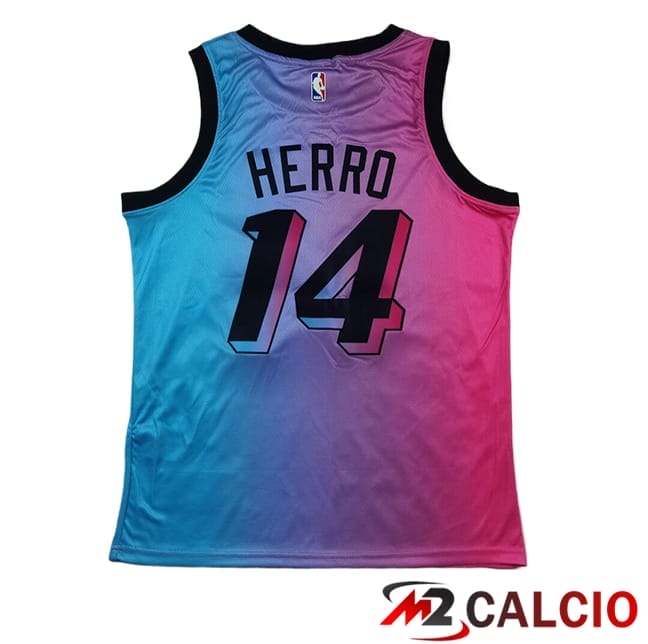 Maglie Miami Heat (HEEEO #14) 2025/2026 Blu/Viola