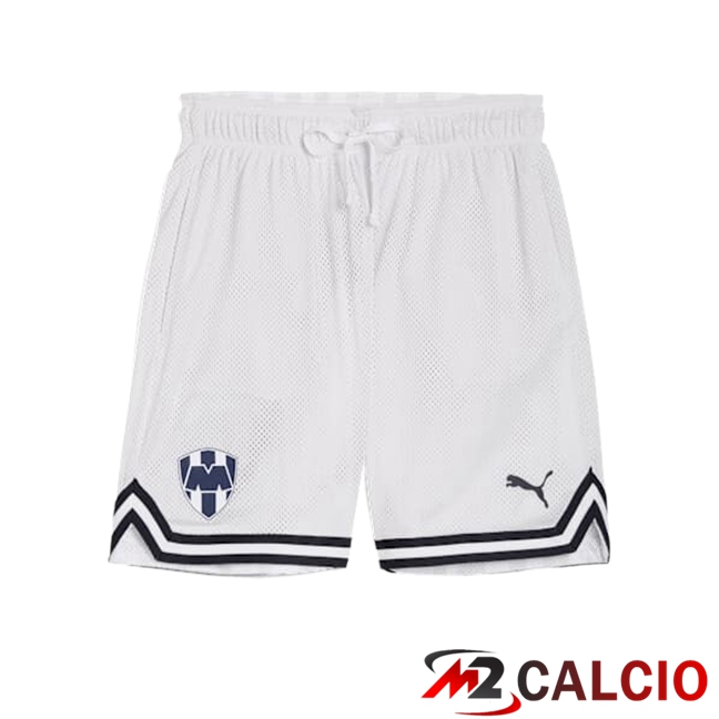 Maglie Calcio Personalizzate,Tute Calcio Squadre,Maglia Nazionale Italiana Calcio | Pantaloncini NBA Monterrey 2025/2026 Bianco/Nero