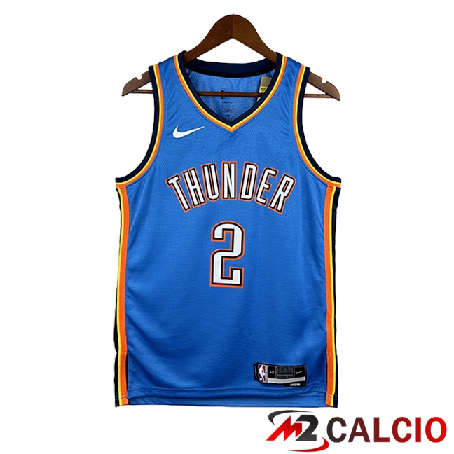 Maglie Calcio Personalizzate,Tute Calcio Squadre,Maglia Nazionale Italiana Calcio | Maglie Oklahoma City Thunder (GIL GEOUS-ALEXANDER #2) 2025/2026 Blu Maglie Calcio Personalizzate,Tute Calcio Squadre,Maglia Nazionale Italiana Calcio | Maglie Oklahoma City Thunder (GIL GEOUS-ALEXANDER #2) 2025/2026 Blu
