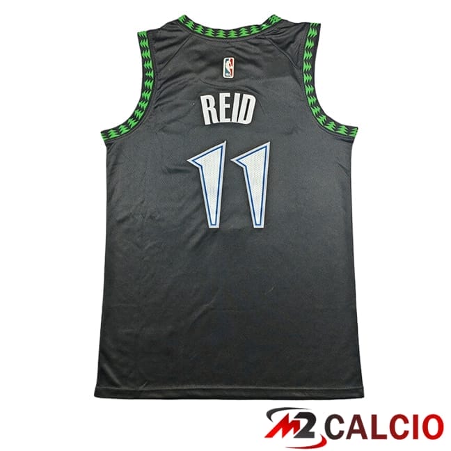 Maglie Minnesota Timberwolves (REID #11) 2025/2026 Nero/Verde