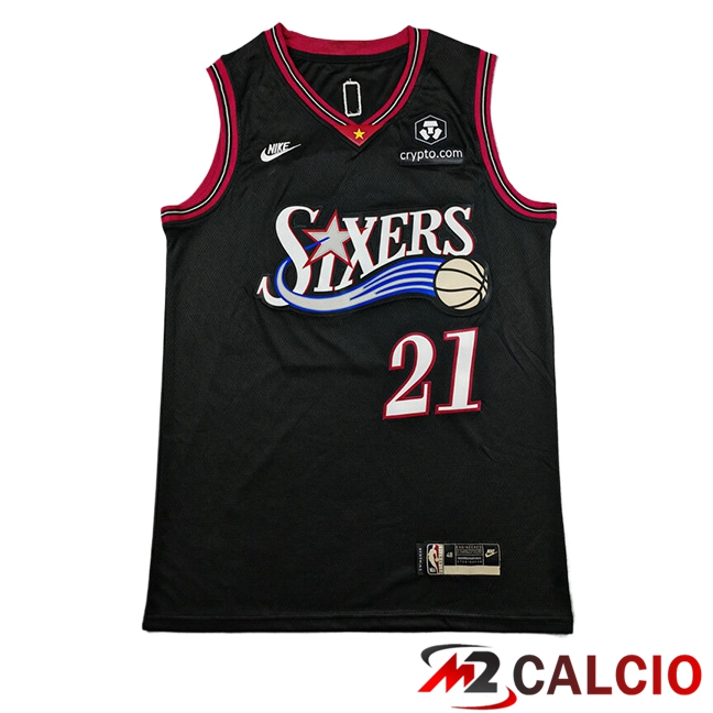 Maglie Calcio Personalizzate,Tute Calcio Squadre,Maglia Nazionale Italiana Calcio | Maglie Philadelphia 76ers (EMBIID #21) 2025/2026 Nero/Rosso Maglie Calcio Personalizzate,Tute Calcio Squadre,Maglia Nazionale Italiana Calcio | Maglie Philadelphia 76ers (EMBIID #21) 2025/2026 Nero/Rosso