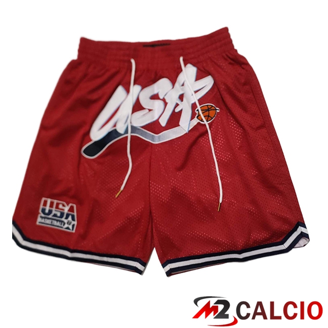Maglie Calcio Personalizzate,Tute Calcio Squadre,Maglia Nazionale Italiana Calcio | Pantaloncini NBA USA 2025/2026 Rosso