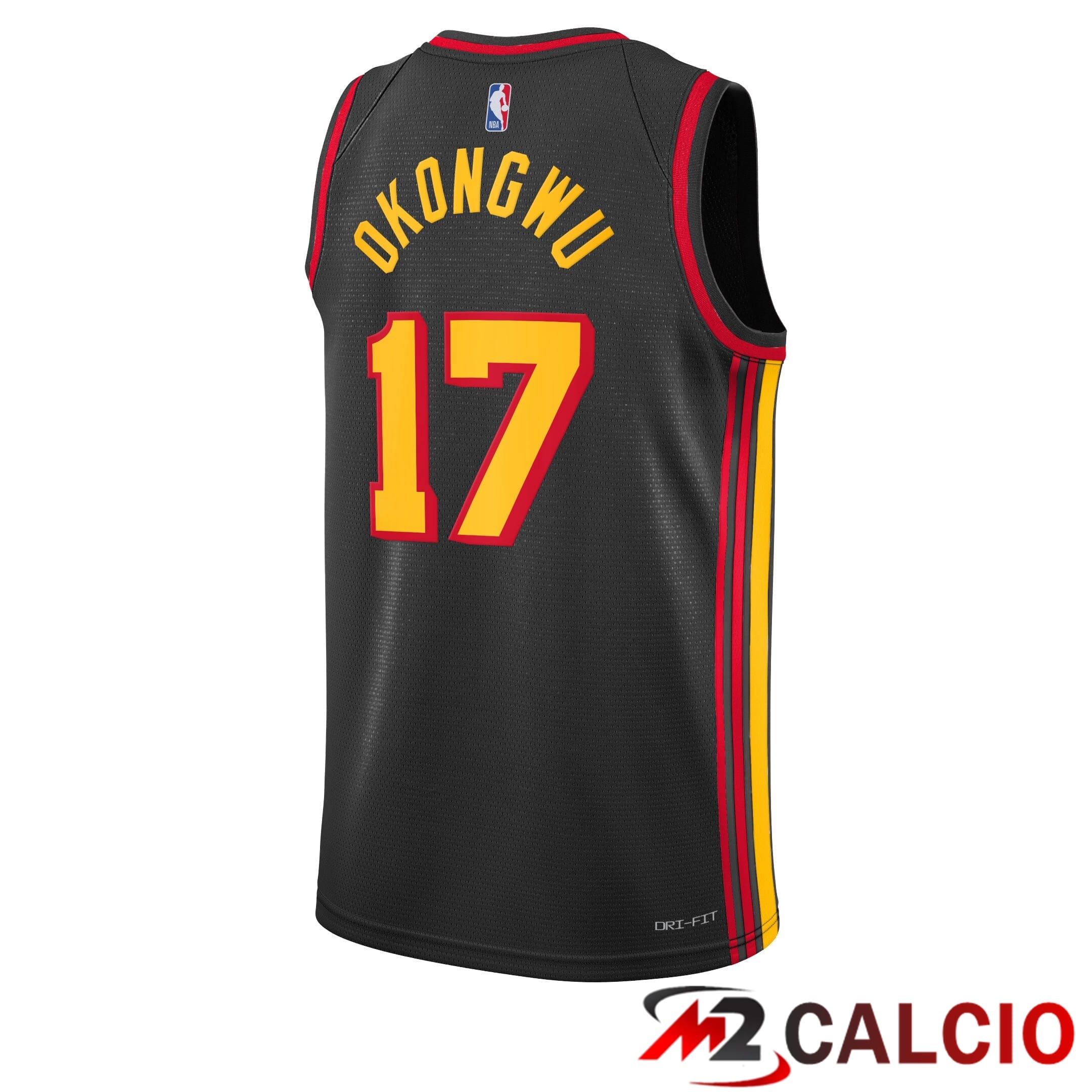 Maglie Atlanta Hawks Jordan Statement Edition Swingman 22 - Nero - Onyeka Okongwu - Ragazzi