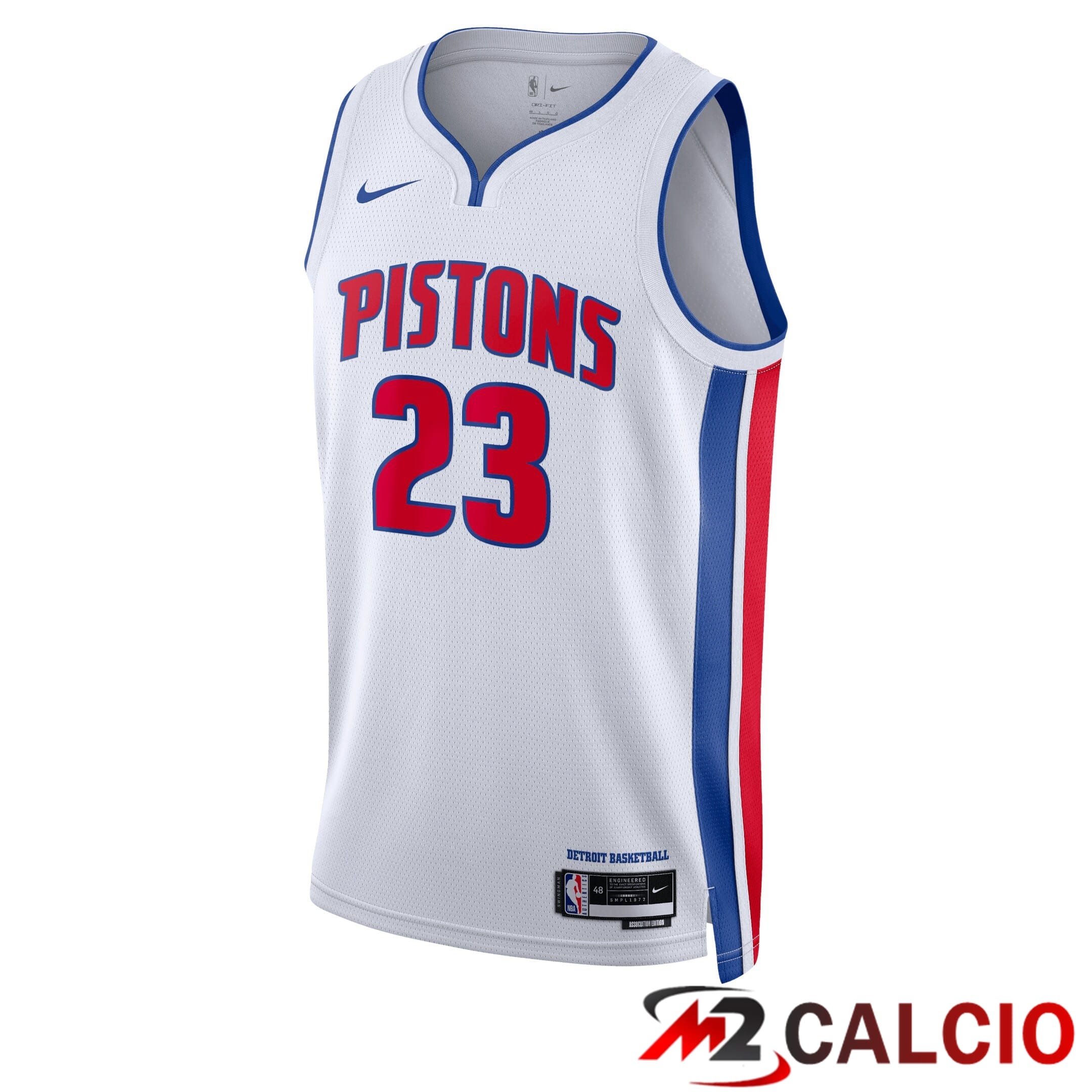 Maglie Calcio Personalizzate,Tute Calcio Squadre,Maglia Nazionale Italiana Calcio | Maglie Detroit Pistons Nike Association Edition Swingman - Bianca - Jaden Ivey - Unisex