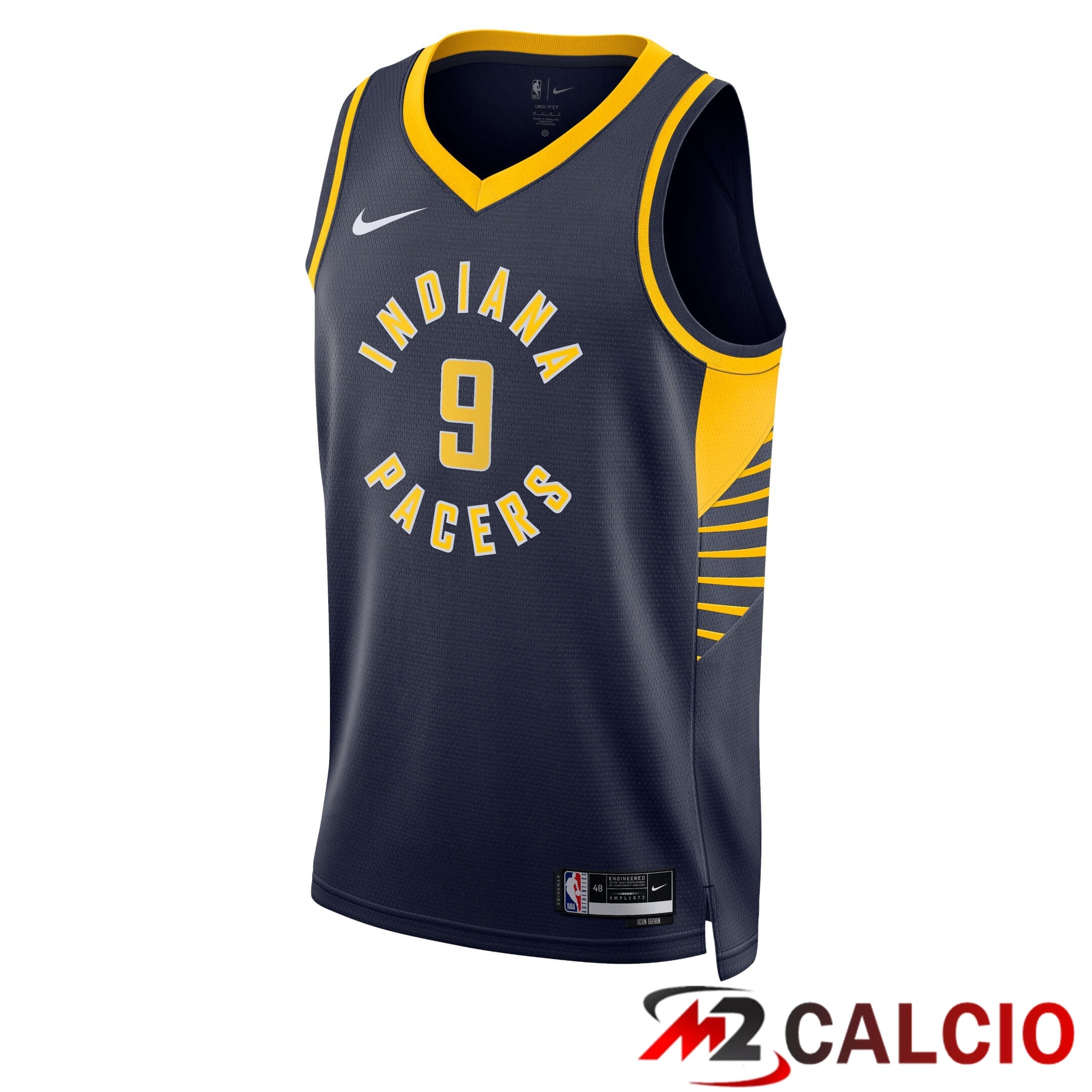 Maglie Calcio Personalizzate,Tute Calcio Squadre,Maglia Nazionale Italiana Calcio | Maglie Indiana Pacers Nike Icon Edition Swingman - Blu Scuro - T.J. Mcconnell-unisex