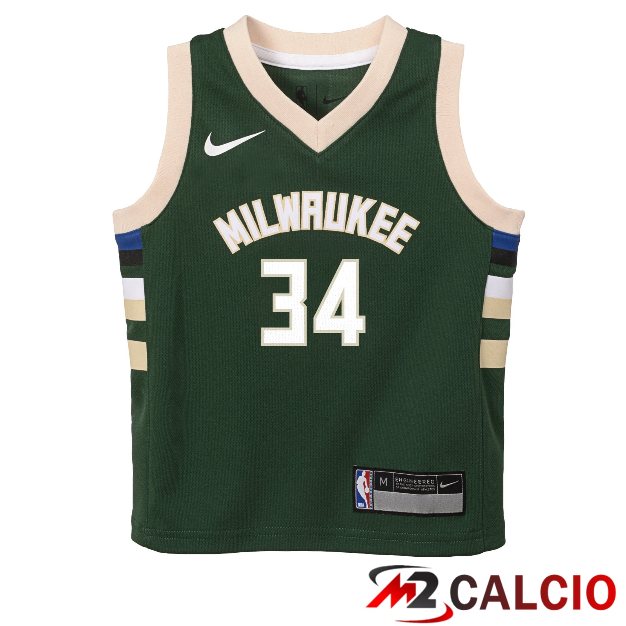 Maglie Milwaukee Bucks Cofanetto Set Replica Icona E Pantaloncini- Giannis Antetokounmpo - Neonato
