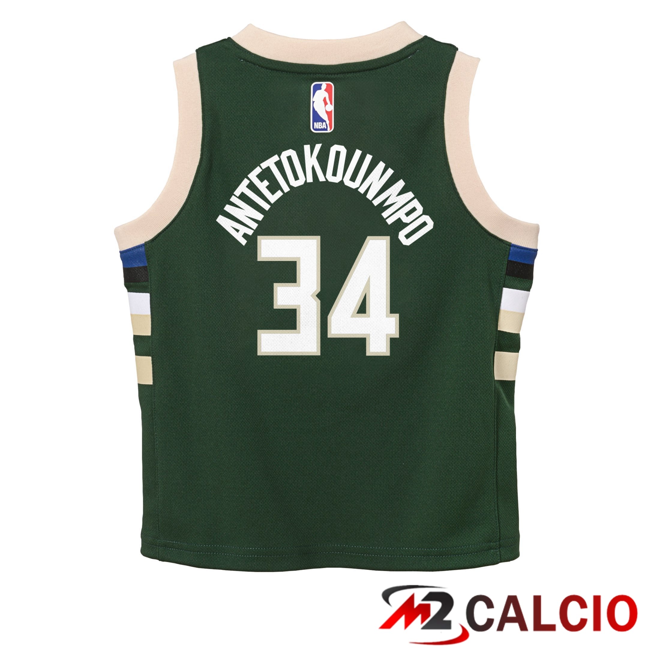 Maglie Milwaukee Bucks Cofanetto Set Replica Icona E Pantaloncini- Giannis Antetokounmpo - Neonato