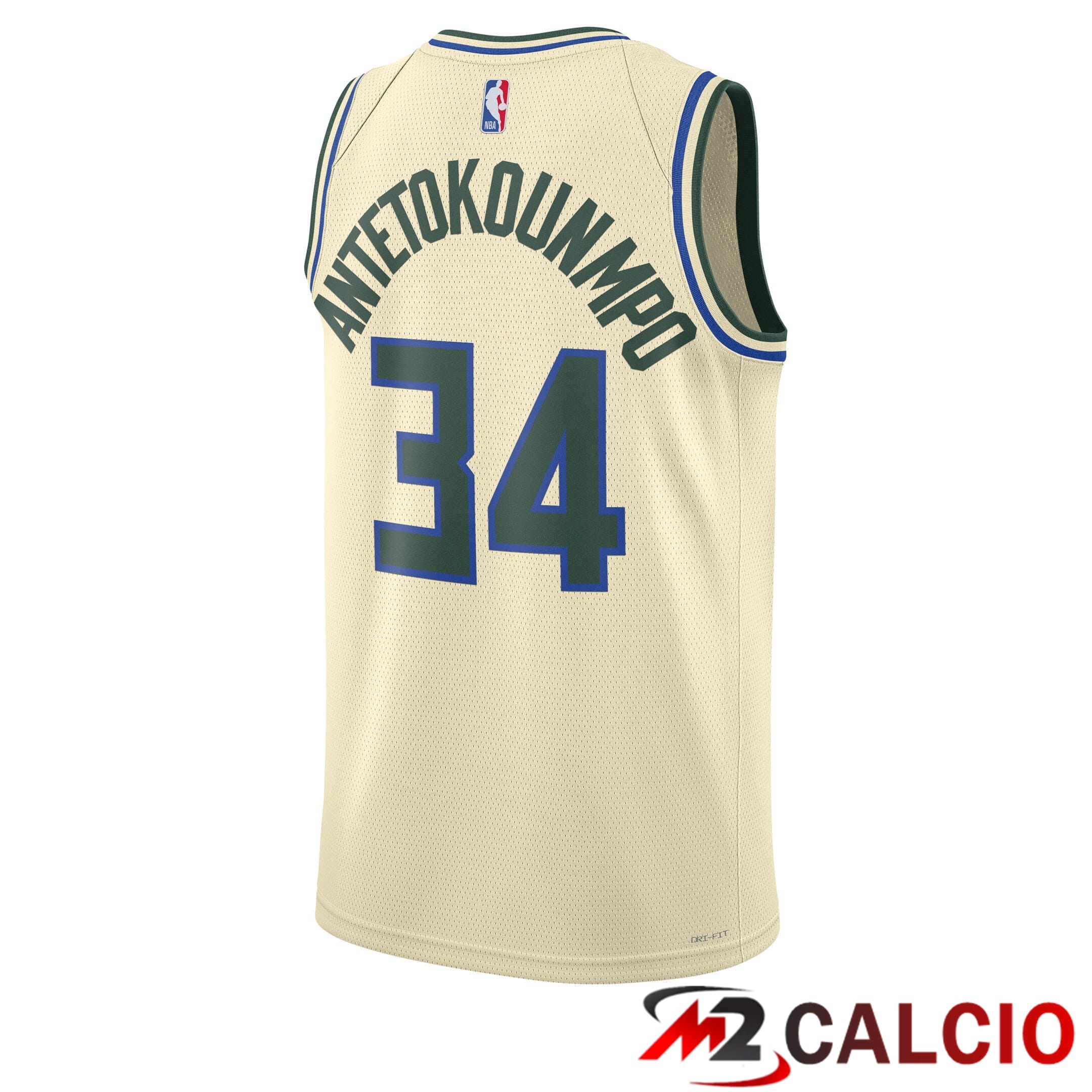 Maglie Milwaukee Bucks Nike 2025/26 City Edition Swingman - Crema - Giannis Antetokounmpo - Unisex