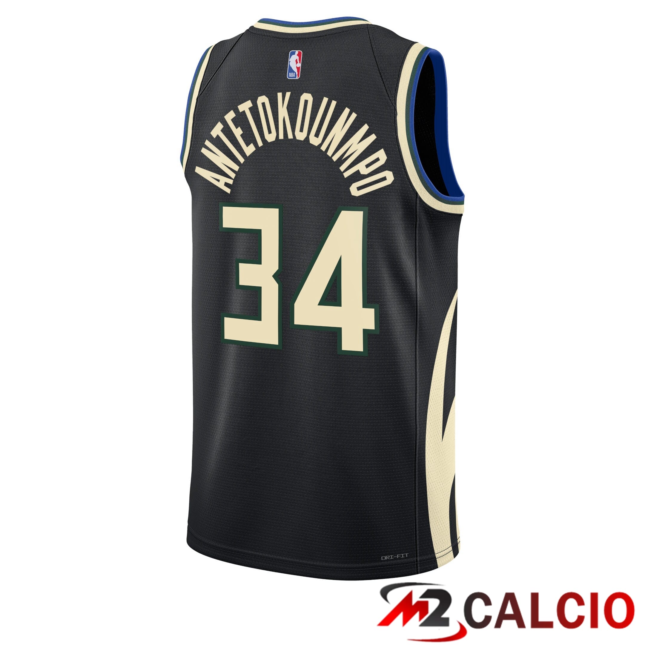 Maglie Milwaukee Bucks Jordan Statement Edition Swingman - Nera - Giannis Antetokounmpo - Unisex