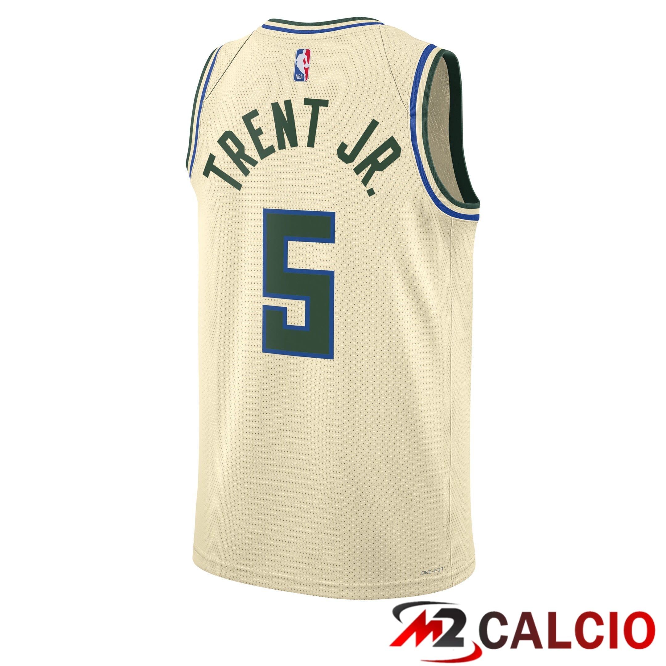 Maglie Milwaukee Bucks Nike 2025/26 City Edition Swingman - Crema - Gary Trent Jr. - Unisex