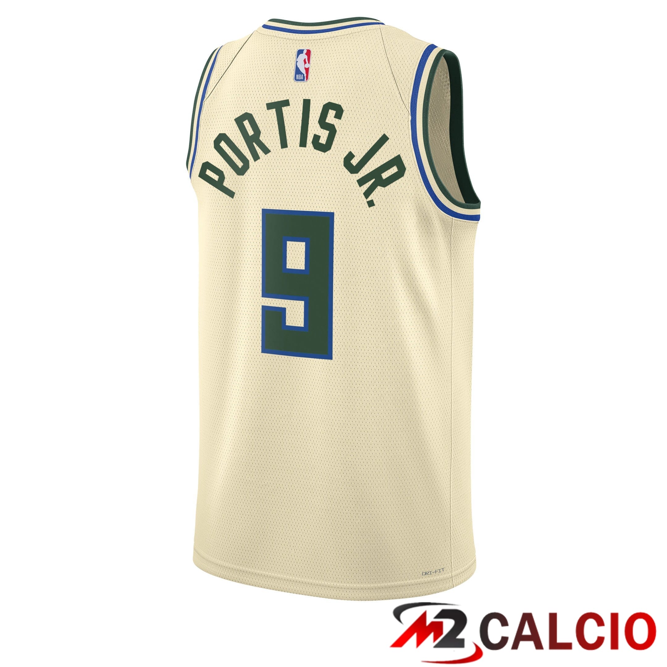 Maglie Milwaukee Bucks Nike 2025/26 City Edition Swingman - Crema - Bobby Portis - Unisex