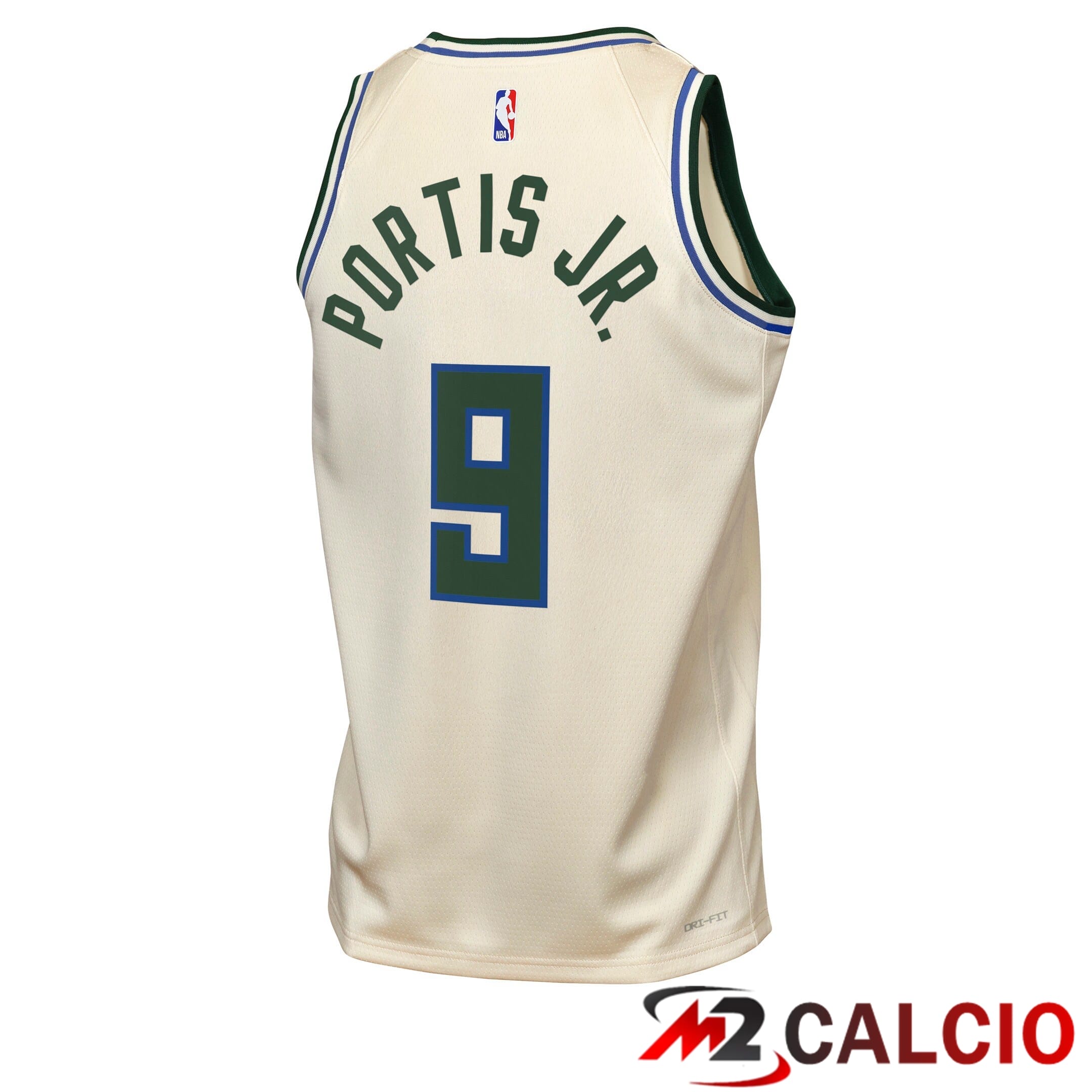 Maglie Milwaukee Bucks Nike 2025/26 City Edition Swingman - Crema - Bobby Portis - Ragazzi