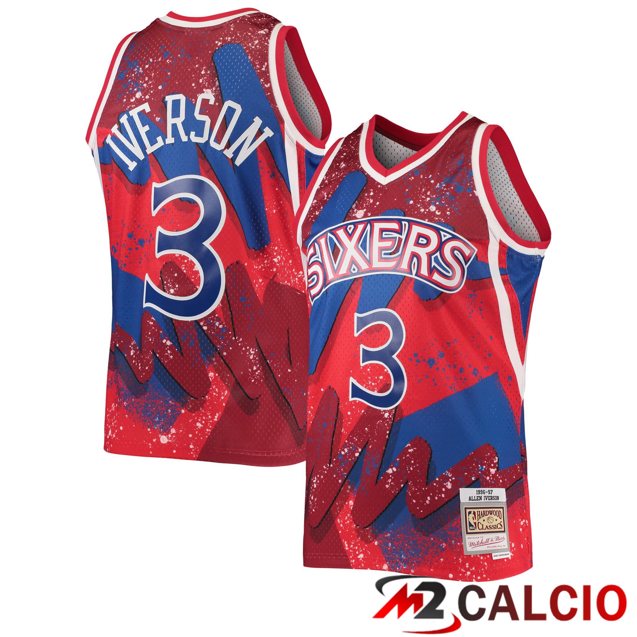 Maglie Calcio Personalizzate,Tute Calcio Squadre,Maglia Nazionale Italiana Calcio | Maglie Mitchell & Ness Allen Iverson Philadelphia 76ers Hardwood Classics 1996/97 Hyper Hoops Swingman Da Uomo Maglie Calcio Personalizzate,Tute Calcio Squadre,Maglia Nazionale Italiana Calcio | Maglie Mitchell & Ness Allen Iverson Philadelphia 76ers Hardwood Classics 1996/97 Hyper Hoops Swingman Da Uomo