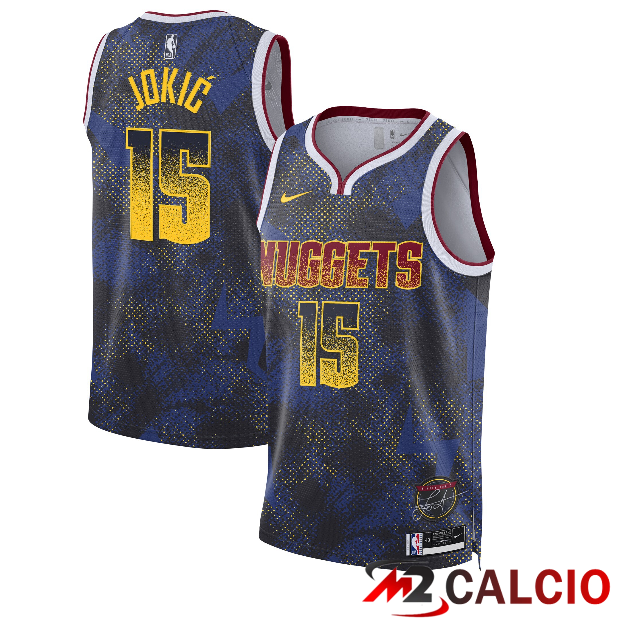 Maglie Calcio Personalizzate,Tute Calcio Squadre,Maglia Nazionale Italiana Calcio | Maglie Denver Nuggets Nike 2025 Select Series - Nikola Jokic - Uomo Maglie Calcio Personalizzate,Tute Calcio Squadre,Maglia Nazionale Italiana Calcio | Maglie Denver Nuggets Nike 2025 Select Series - Nikola Jokic - Uomo