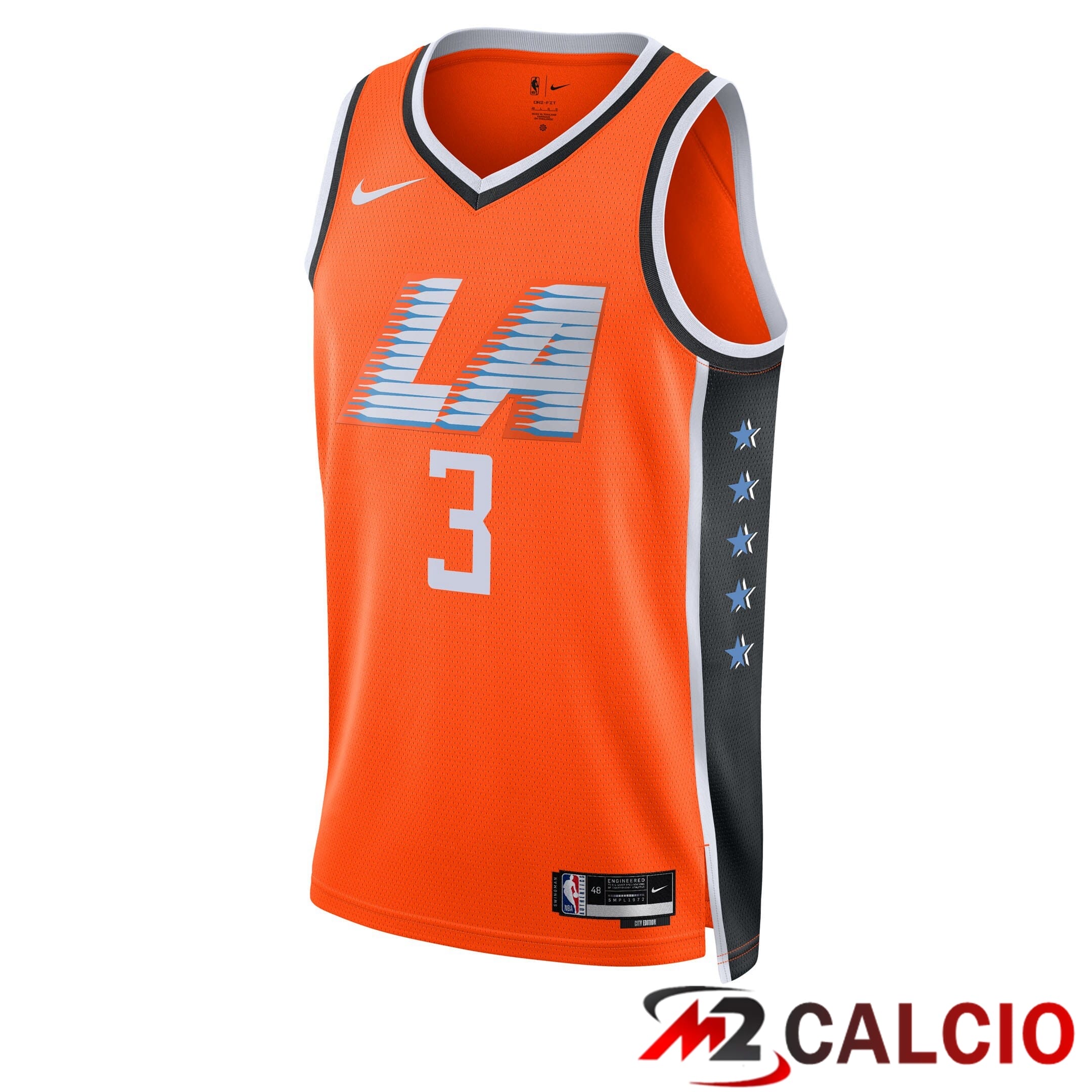 Maglie La Clippers Nike 2025/26 City Edition Swingman - Arancione - Chris Paul - Unisex
