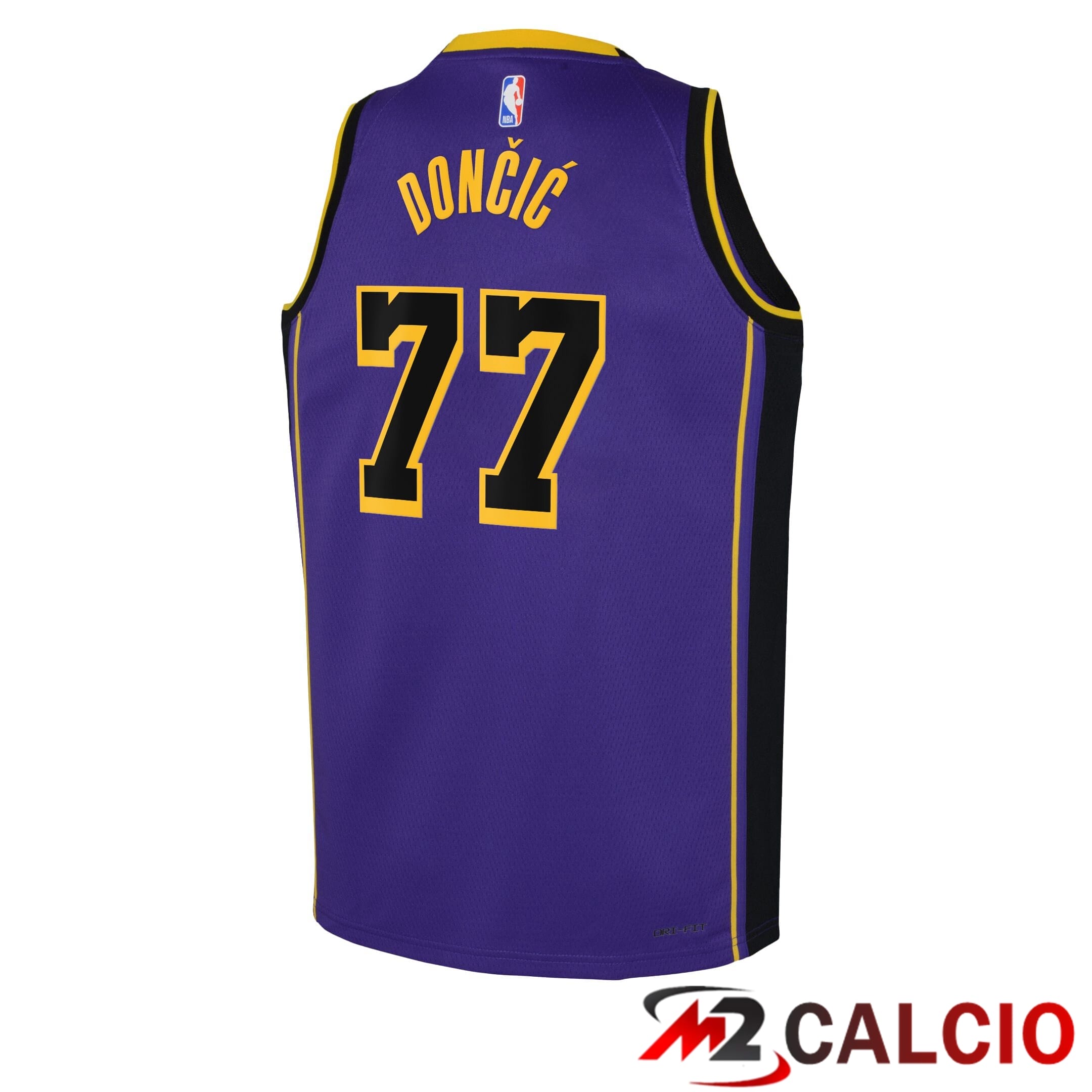 Maglie Los Angeles Laker Jordan Brand Statement Edition Swingman - Viola - Luka Dončić - Gioventu