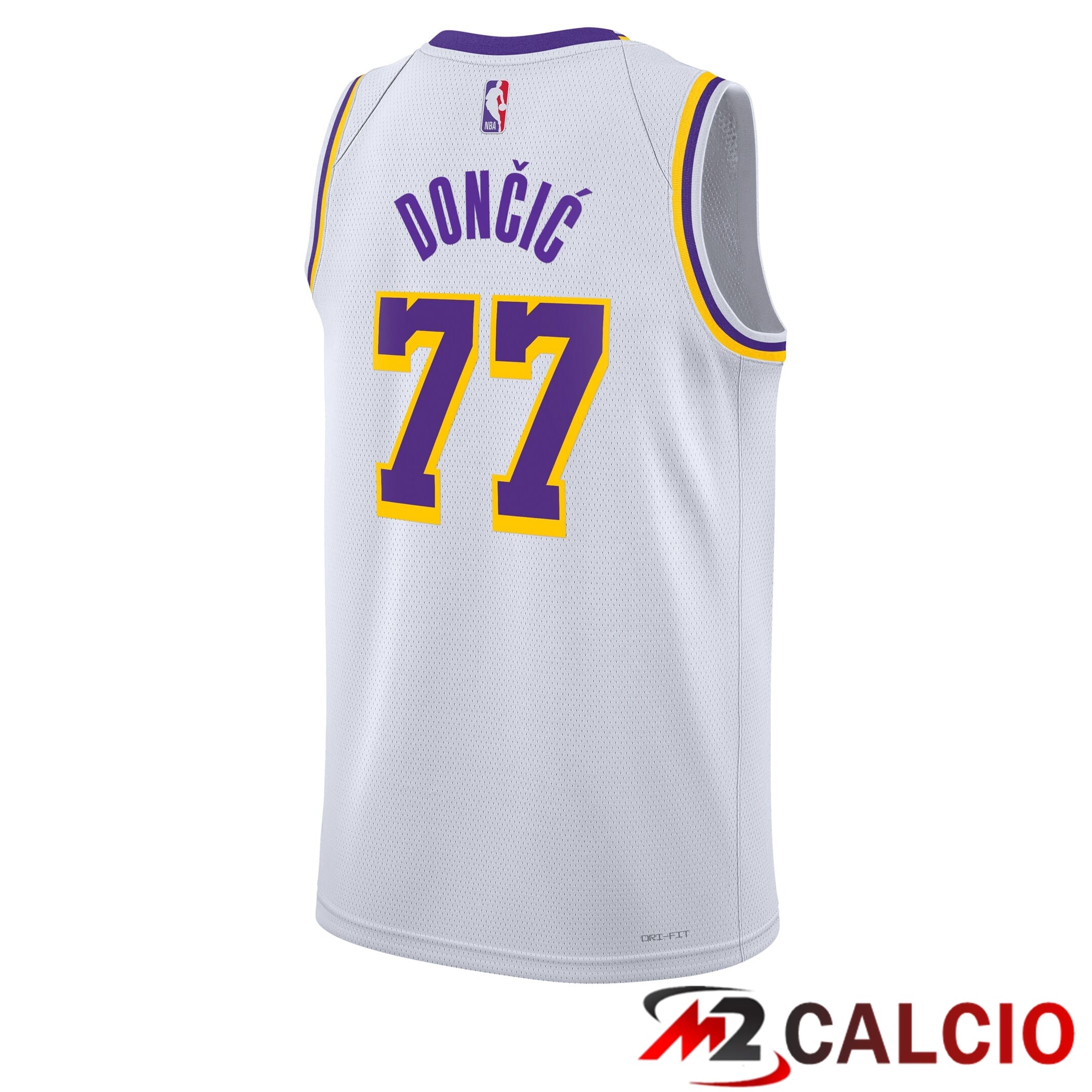 Maglie Los Angeles Laker Nike Association Edition Swingman - Bianco - Luka Dončić - Unisex
