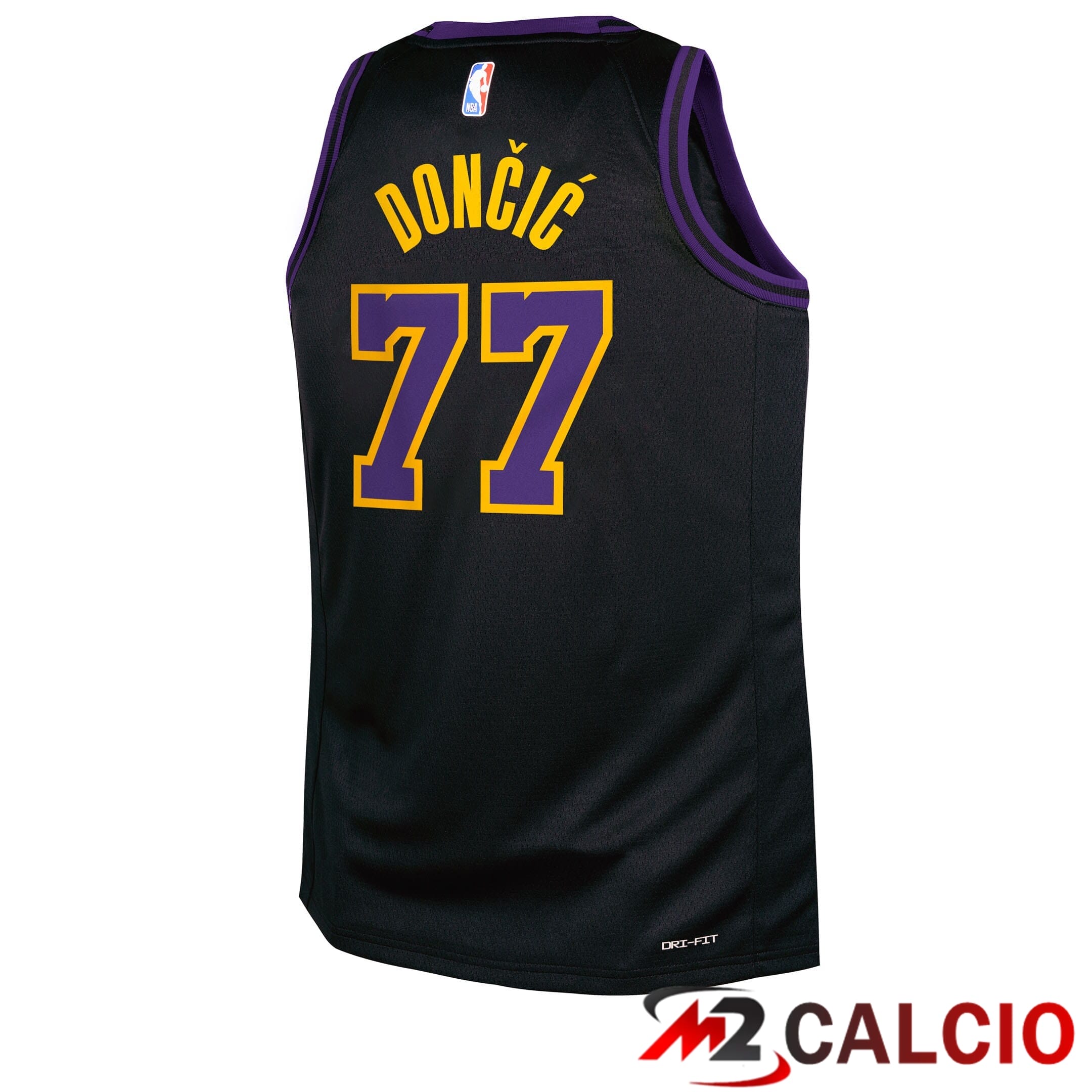 Maglie Los Angeles Laker Nike 2025/26 City Edition Swingman - Nera - Luka Dončić - Gioventu
