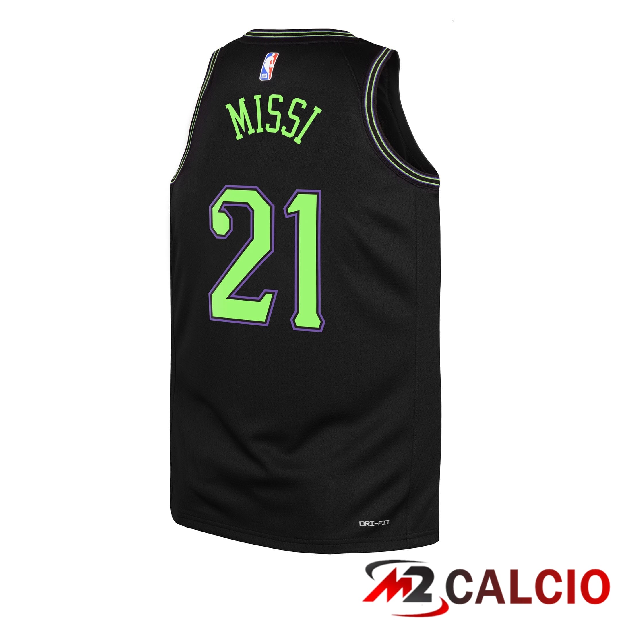 Maglie New Orleans Pelicans Nike 2025/26 City Edition Swingman - Nera - Yves Missi - Gioventu