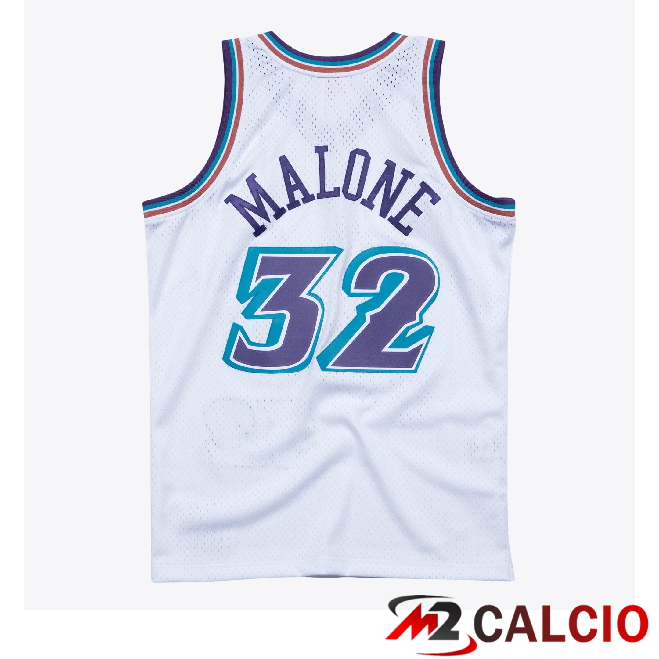 Maglie Calcio Personalizzate,Tute Calcio Squadre,Maglia Nazionale Italiana Calcio | Maglie Utah Jazz Karl Malone Hardwood Classics Home Swingman Di Mitchell & Ness - Uomo