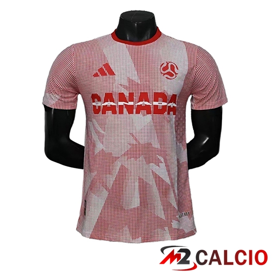 Maglie Calcio Personalizzate,Tute Calcio Squadre,Maglia Nazionale Italiana Calcio | Maglie Calcio Canada Coppa Del Mondo 2026 Edition Rosso