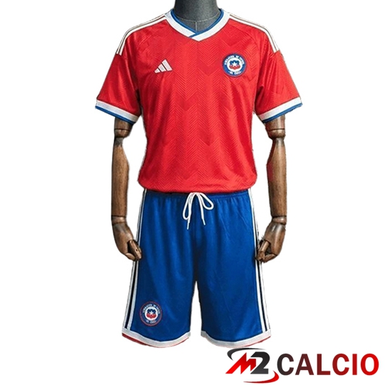 Maglie Calcio Personalizzate,Tute Calcio Squadre,Maglia Nazionale Italiana Calcio | Maglie Calcio Chile Bambino Prima 2026/2027