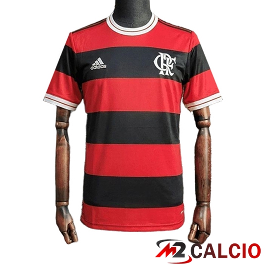 Maglie Calcio Personalizzate,Tute Calcio Squadre,Maglia Nazionale Italiana Calcio | Maglie Calcio Flamengo Retro Commemorative Edition Nero/Rosso 2018
