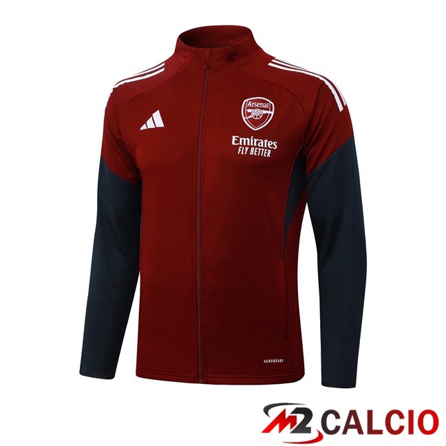 Maglie Calcio Personalizzate,Tute Calcio Squadre,Maglia Nazionale Italiana Calcio | Giacca Calcio Arsenal Rosso 2025/2026