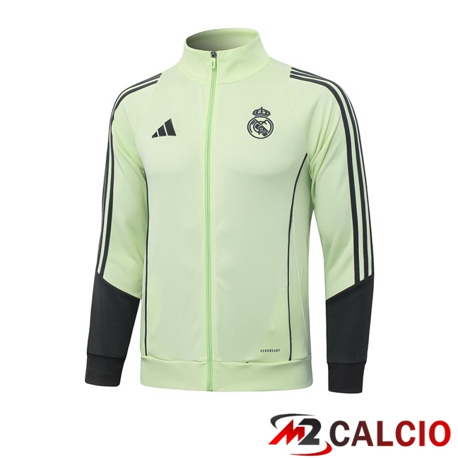 Maglie Calcio Personalizzate,Tute Calcio Squadre,Maglia Nazionale Italiana Calcio | Giacca Calcio Real Madrid Verde 2025/2026
