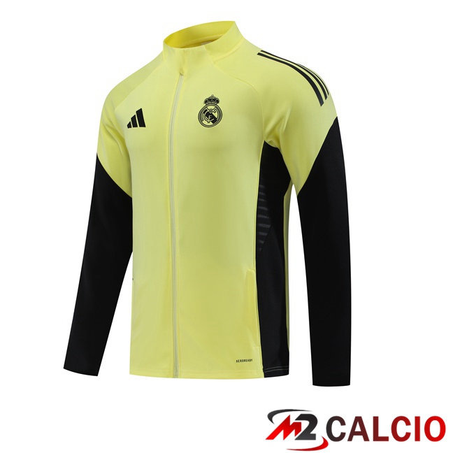 Maglie Calcio Personalizzate,Tute Calcio Squadre,Maglia Nazionale Italiana Calcio | Giacca Calcio Real Madrid Giallo 2025/2026