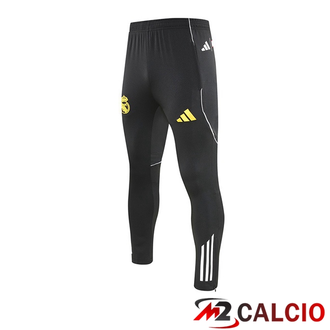 Maglie Calcio Personalizzate,Tute Calcio Squadre,Maglia Nazionale Italiana Calcio | Pantaloni Da Allenamento Real Madrid Nero 2025/2026