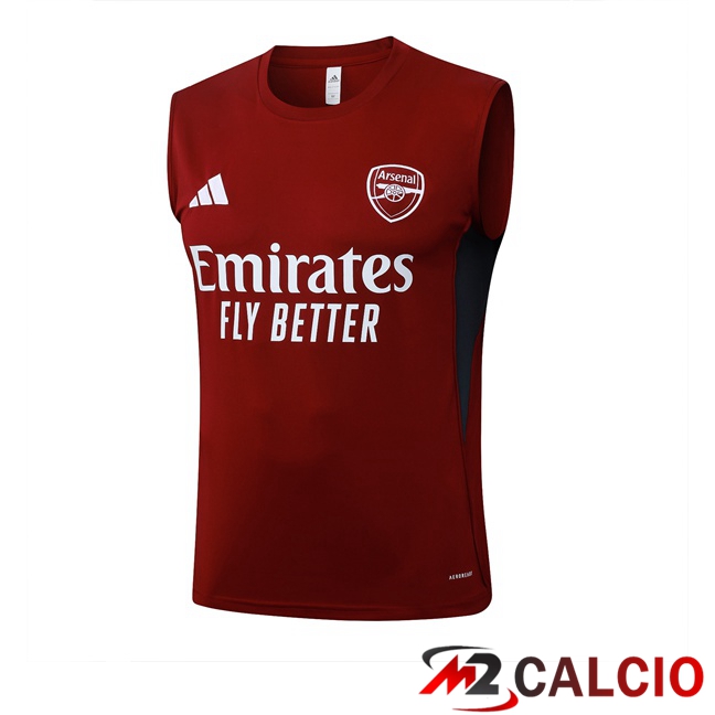 Maglie Calcio Personalizzate,Tute Calcio Squadre,Maglia Nazionale Italiana Calcio | Canotta Allenamento Arsenal Rosso 2025/2026