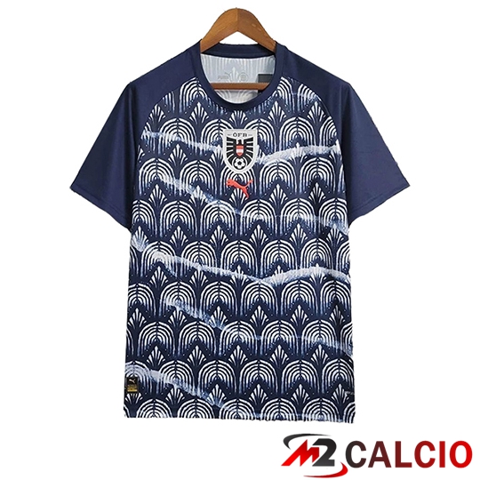 Maglie Calcio Personalizzate,Tute Calcio Squadre,Maglia Nazionale Italiana Calcio | Maglie Calcio Austria Special Edition Blu Marinoe 2026/2027
