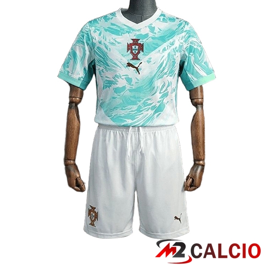 Maglie Calcio Personalizzate,Tute Calcio Squadre,Maglia Nazionale Italiana Calcio | Maglie Calcio Portogallo Bambino Seconda 2026/2027