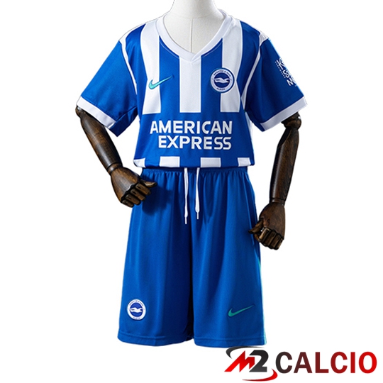 Maglie Calcio Personalizzate,Tute Calcio Squadre,Maglia Nazionale Italiana Calcio | Maglie Calcio Brighton Bambino Prima 2025/2026