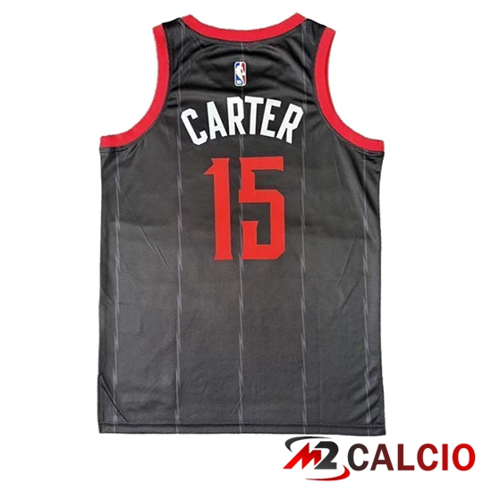 Maglia Toronto Raptors (CARTER #15) 2024/25 Nero/Bianco/Rosso