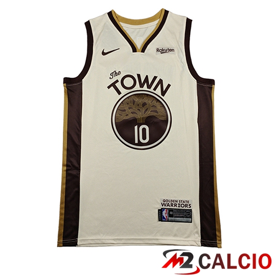 Maglie Calcio Personalizzate,Tute Calcio Squadre,Maglia Nazionale Italiana Calcio | Maglia Golden State Warriors (BUTLER III #10) 2025/26 Beige/Brun