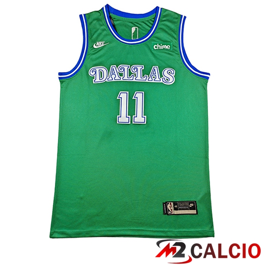 Maglie Calcio Personalizzate,Tute Calcio Squadre,Maglia Nazionale Italiana Calcio | Maglia Dallas Mavericks (IRVING #11) 2025/26 Verde