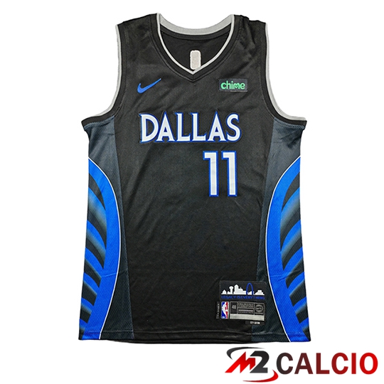 Maglie Calcio Personalizzate,Tute Calcio Squadre,Maglia Nazionale Italiana Calcio | Maglia Dallas Mavericks (IRVING #11) 2025/26 Nero/Blu