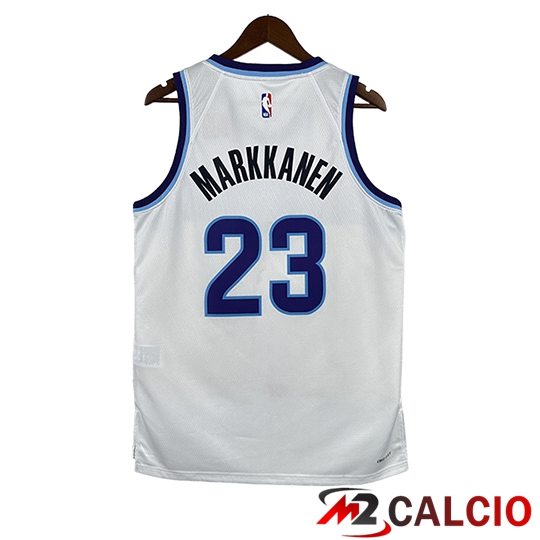 Maglia Utah Jazz (MARKKANEN #23) 2025/26 Bianco/Viola
