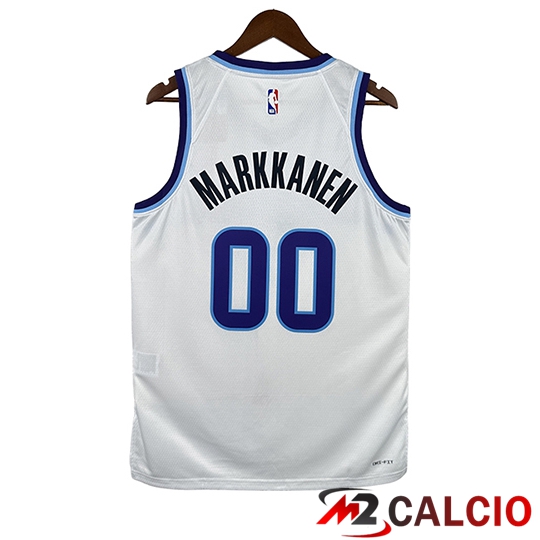 Maglia Utah Jazz (MARKKANEN #00) 2025/26 Bianco/Viola