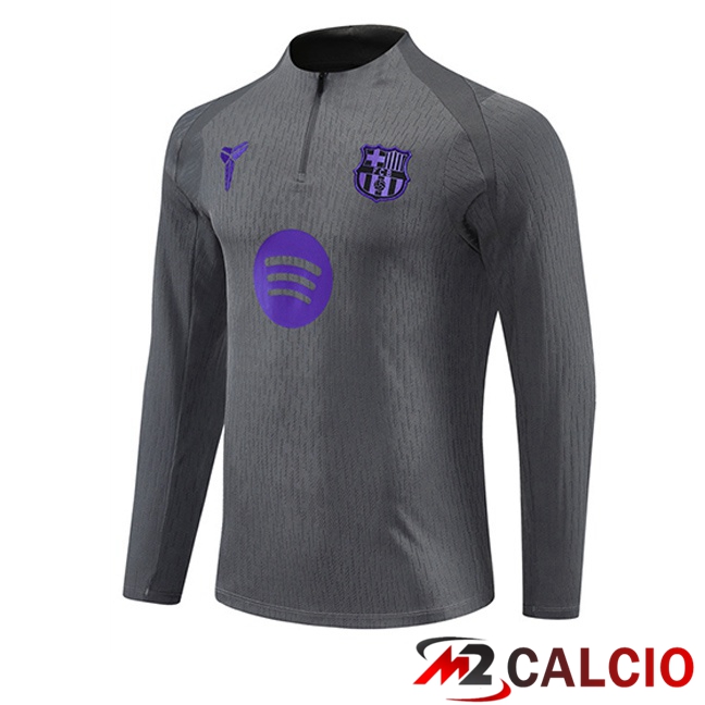 Maglie Calcio Personalizzate,Tute Calcio Squadre,Maglia Nazionale Italiana Calcio | Felpa Allenamento FC Barcellona Grigio 2025/2026