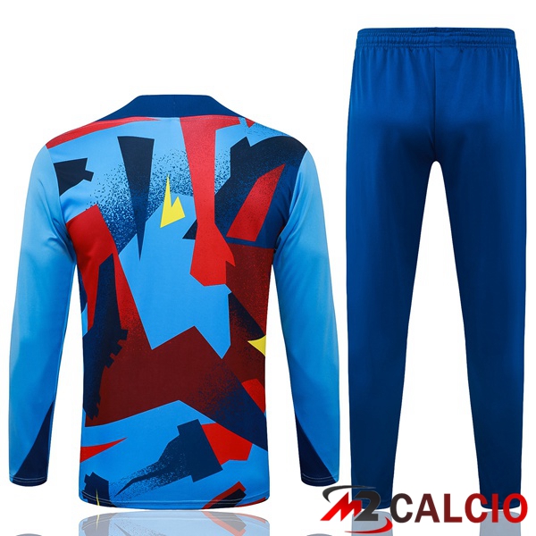 Insieme Tuta Calcio FC Barcellona Blu Rosso 2025/2026