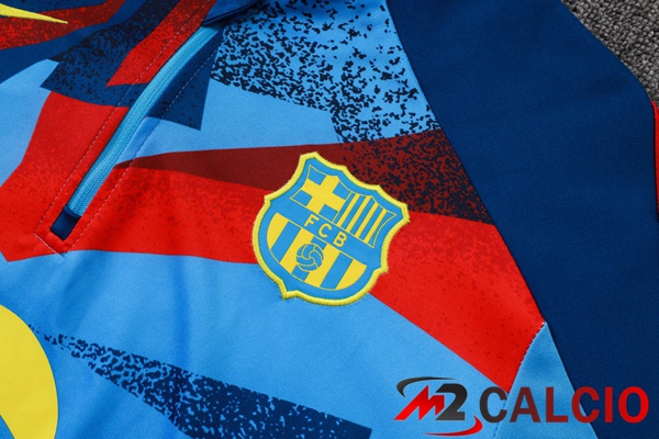 Insieme Tuta Calcio FC Barcellona Blu Rosso 2025/2026