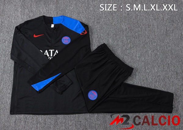 Insieme Tuta Calcio Paris PSG Nero 2025/2026