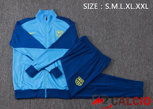 Insieme Tuta Calcio - Giacca FC Barcellona Blu 2025/2026