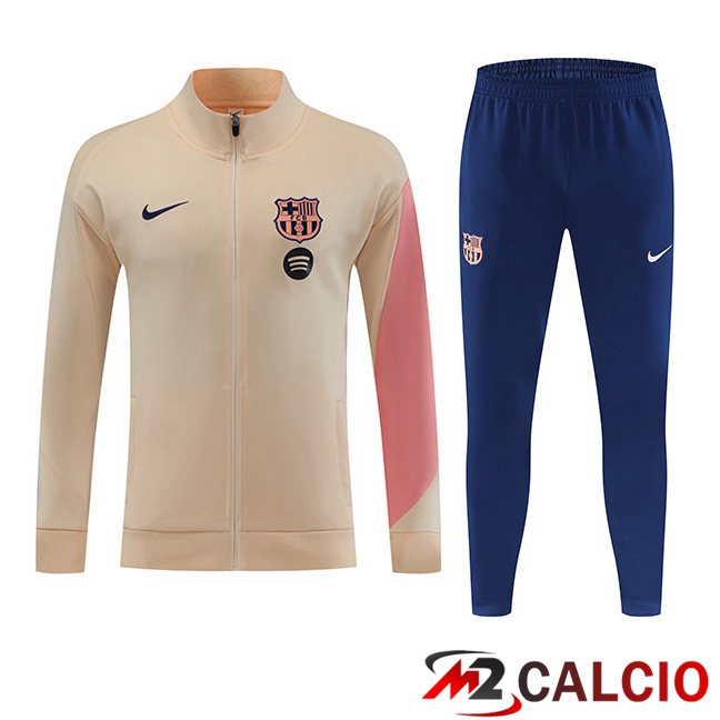 Maglie Calcio Personalizzate,Tute Calcio Squadre,Maglia Nazionale Italiana Calcio | Insieme Tuta Calcio - Giacca FC Barcellona Giallo 2025/2026