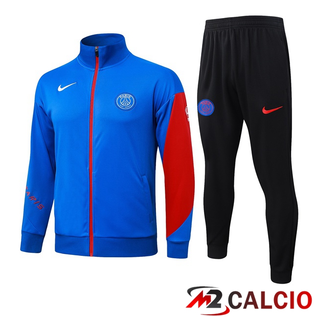 Maglie Calcio Personalizzate,Tute Calcio Squadre,Maglia Nazionale Italiana Calcio | Insieme Tuta Calcio - Giacca Paris PSG Blu 2025/2026