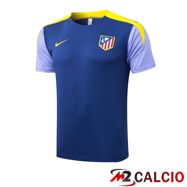 Maglie Calcio Personalizzate,Tute Calcio Squadre,Maglia Nazionale Italiana Calcio | T Shirt Allenamento Atletico Madrid Blu Reale 2025/2026