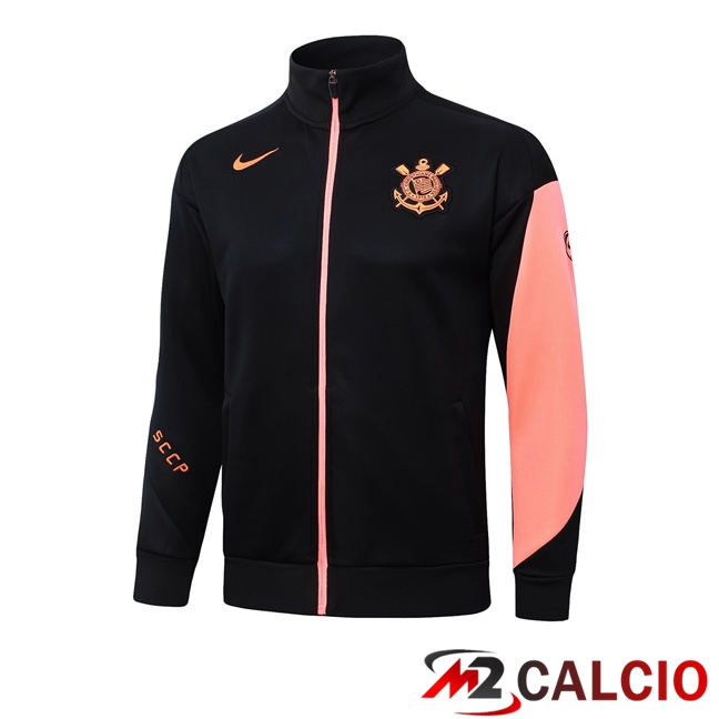 Maglie Calcio Personalizzate,Tute Calcio Squadre,Maglia Nazionale Italiana Calcio | Giacca Calcio Corinthians Nero 2025/2026